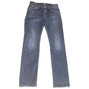 7 For All Mankind Men's Distressed The Straight Tapered Leg Jeans